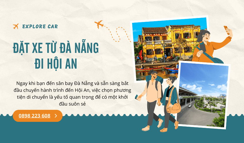 Giá xe đưa đón Sân Bay Đà Nẵng đi Hội An