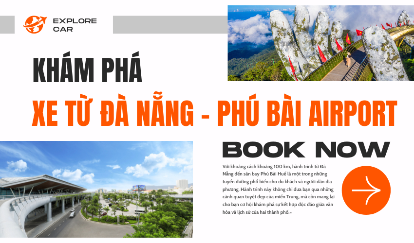 Xe từ Đà Nẵng đến Sân bay Phú Bài Huế